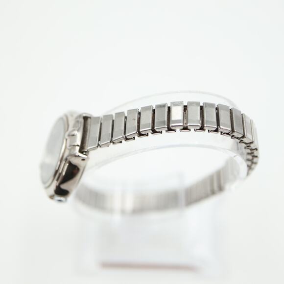 Carriage By Timex Womens Watch 24mm Gray Dial Silver Tone Stretch Band Working - Picture 12 of 14